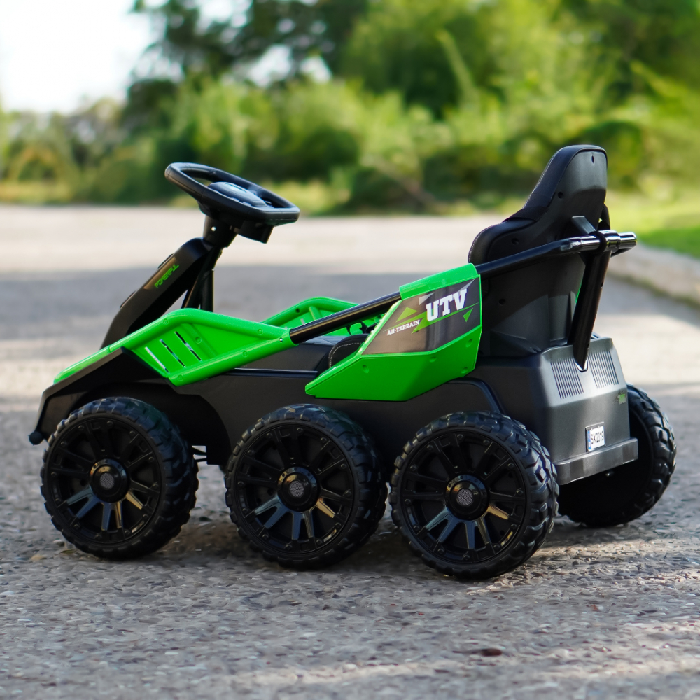 UTV electric copii MoonRider, 6x6, 180W, 24V, premium, verde [9]