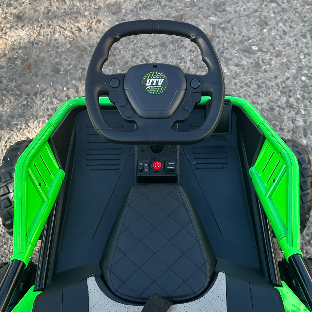 UTV electric copii MoonRider, 6x6, 180W, 24V, premium, verde [14]