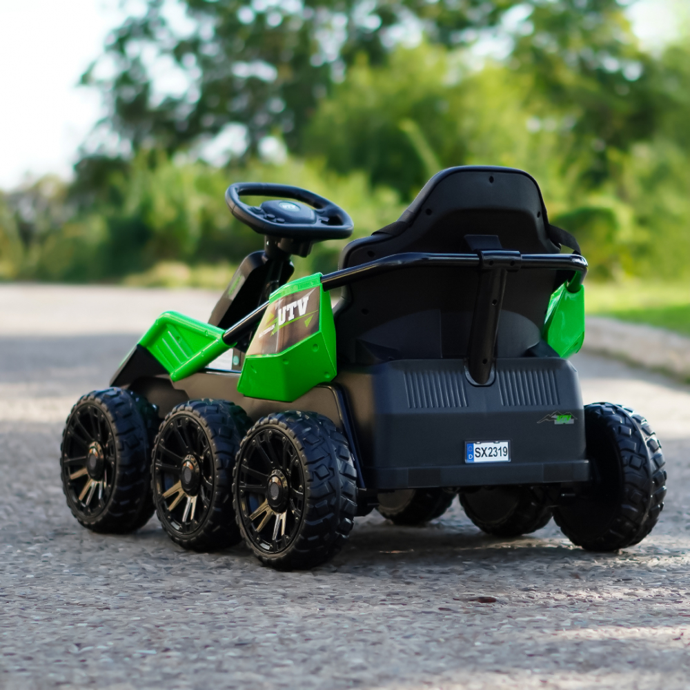 UTV electric copii MoonRider, 6x6, 180W, 24V, premium, verde [8]