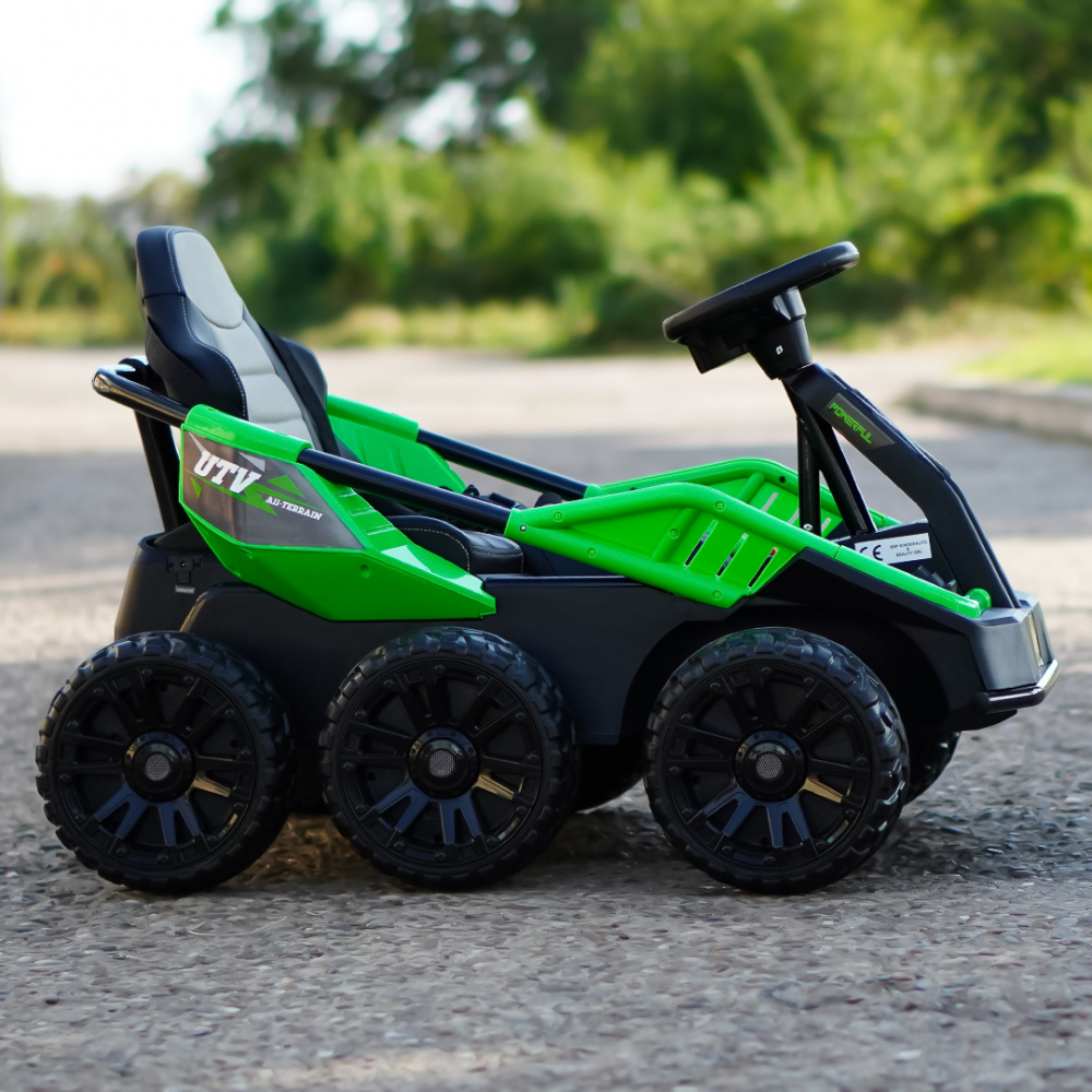 UTV electric copii MoonRider, 6x6, 180W, 24V, premium, verde [5]