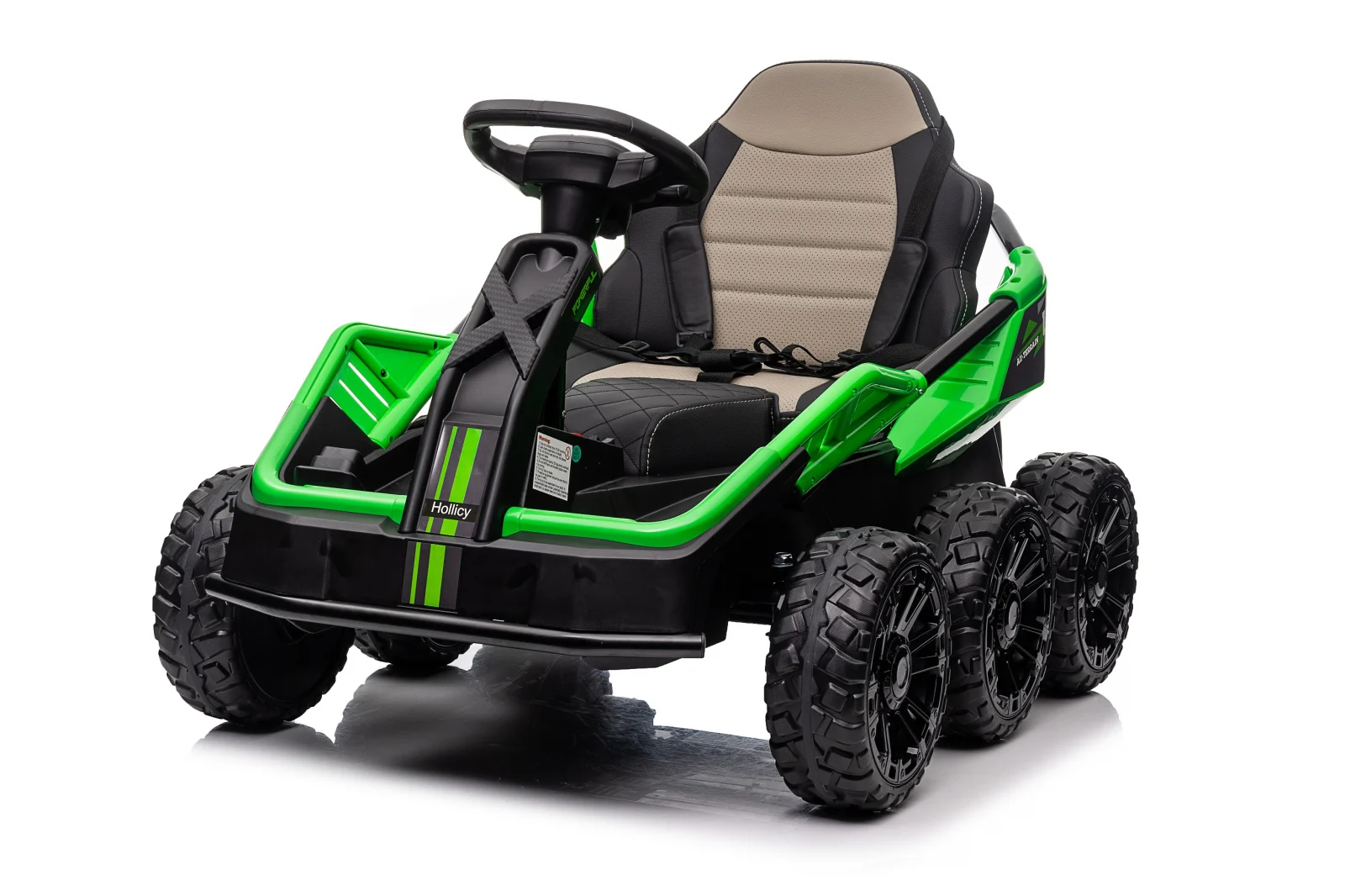 UTV electric copii MoonRider, 6x6, 180W, 24V, premium, verde [21]
