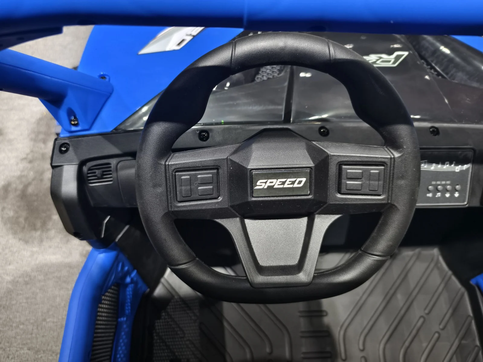 Children's electric UTV, Ranger 4x4, 2 seats, 300W 24V, premium, blue [18]