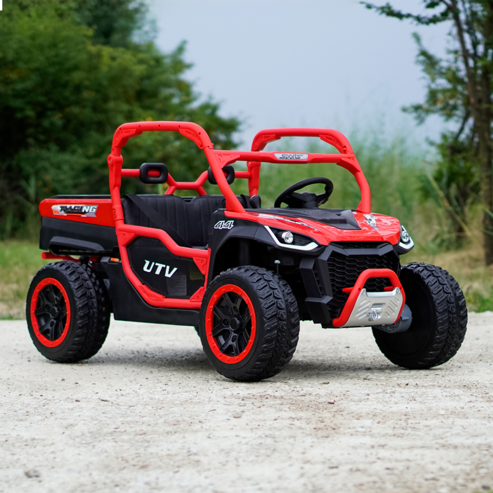 Children's electric UTV, Ranger 4x4, 2 seats, 300W 24V, premium, red [4]