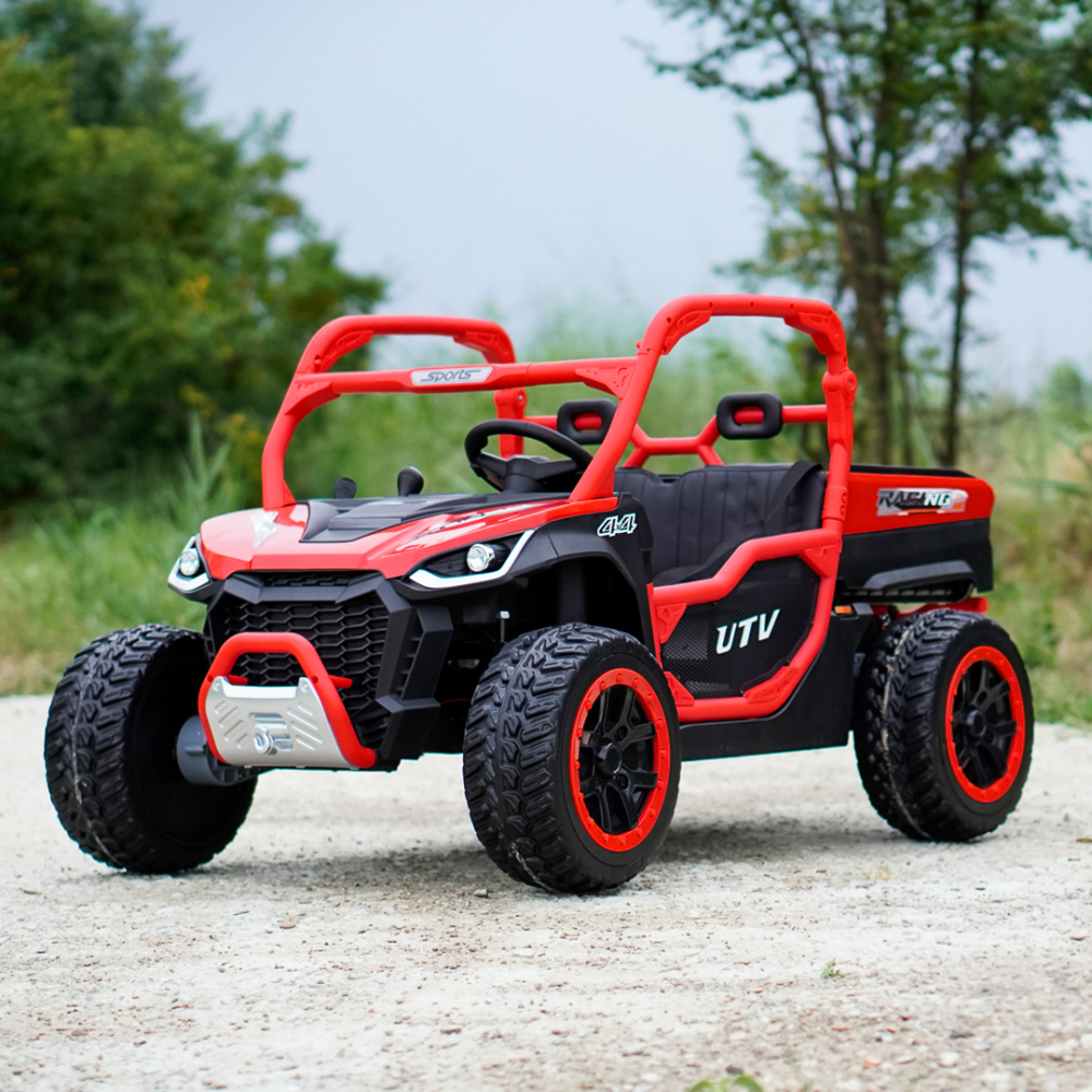 Children's electric UTV, Ranger 4x4, 2 seats, 300W 24V, premium, red [2]