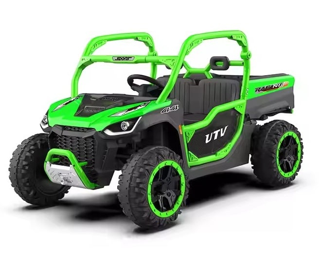 UTV electric copii, Ranger 4x4, 2 locuri, 300W 24V, premium, verde [1]