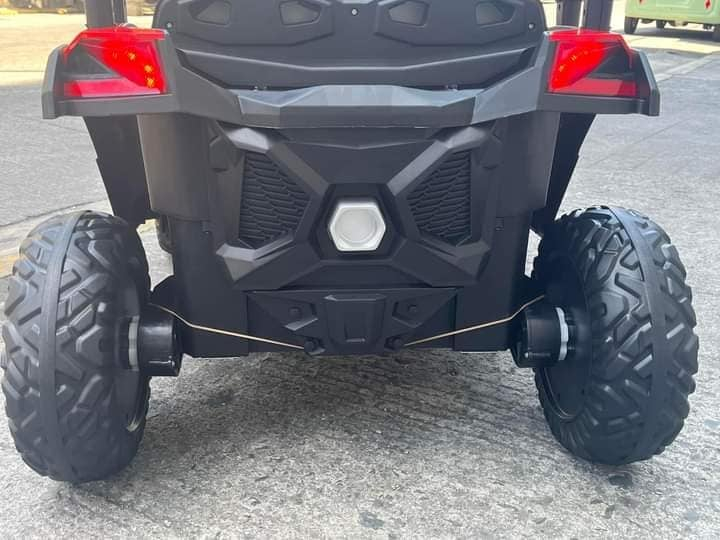 UTV electric copii Warrior, 4x4, 120W, 12V 7Ah, premium, negru [2]