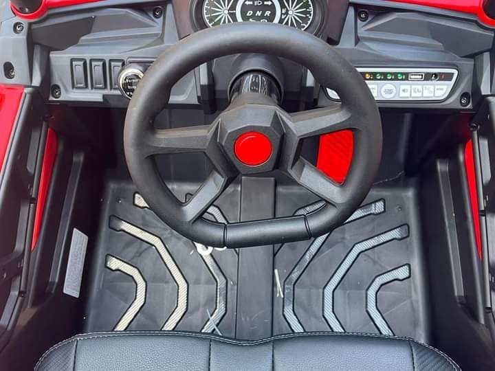 UTV electric copii Warrior, 4x4, 120W, 12V 7Ah, premium, negru [3]