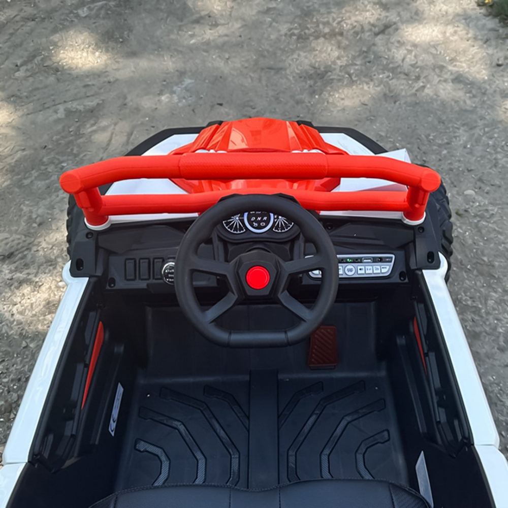 Warrior 4x4 orange UTV, premium 12V ride-on adventure for kids [9]