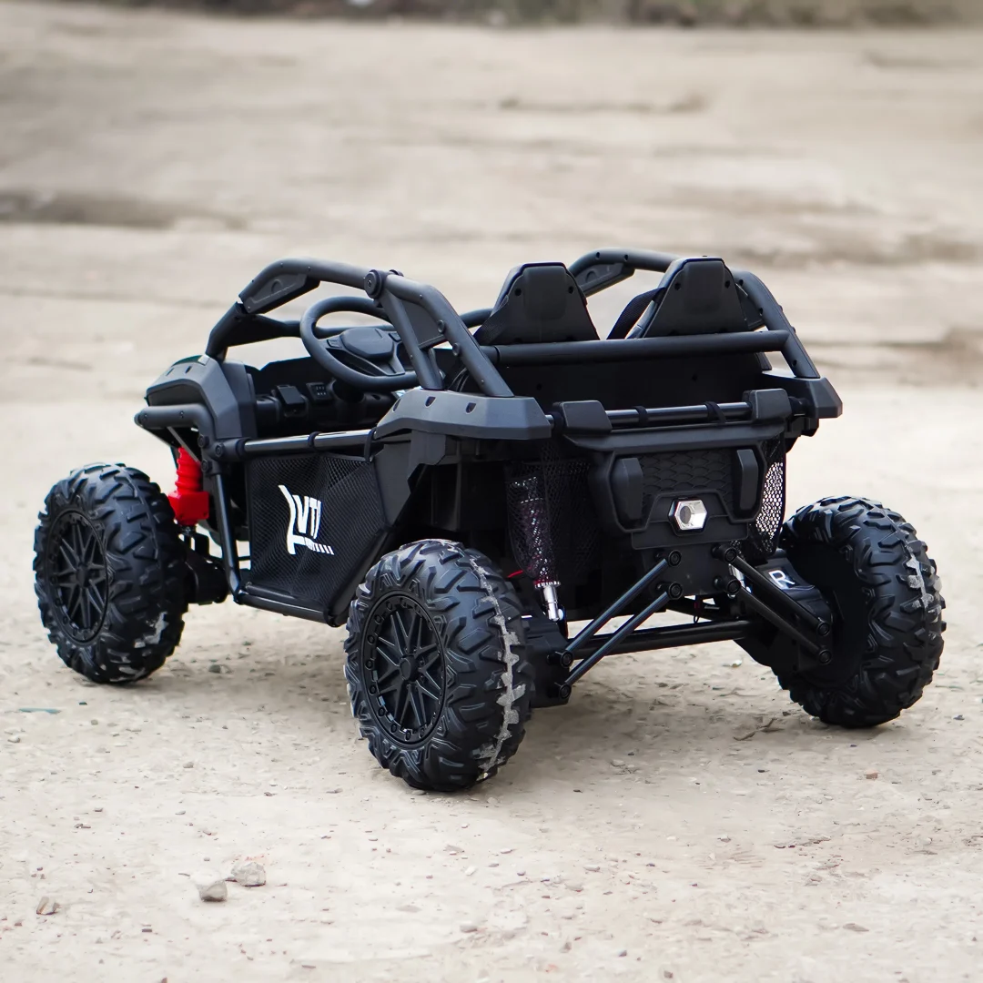 Electric UTV for Kids, Dune-Buggy SPORT, 2-Seater, 800W, 24V 10Ah, 4x4,  Premium, Black [11]