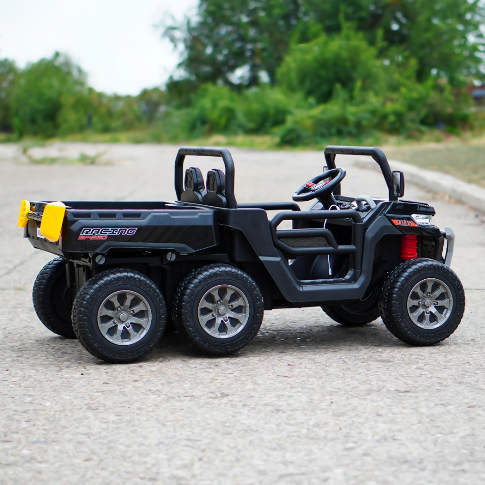 Electric ride-on UTV for children Farm Tractor 6x6, for 2 children, 180W, 12V, premium, black [9]