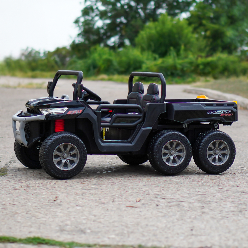 Electric ride-on UTV for children Farm Tractor 6x6, for 2 children, 180W, 12V, premium, black [5]