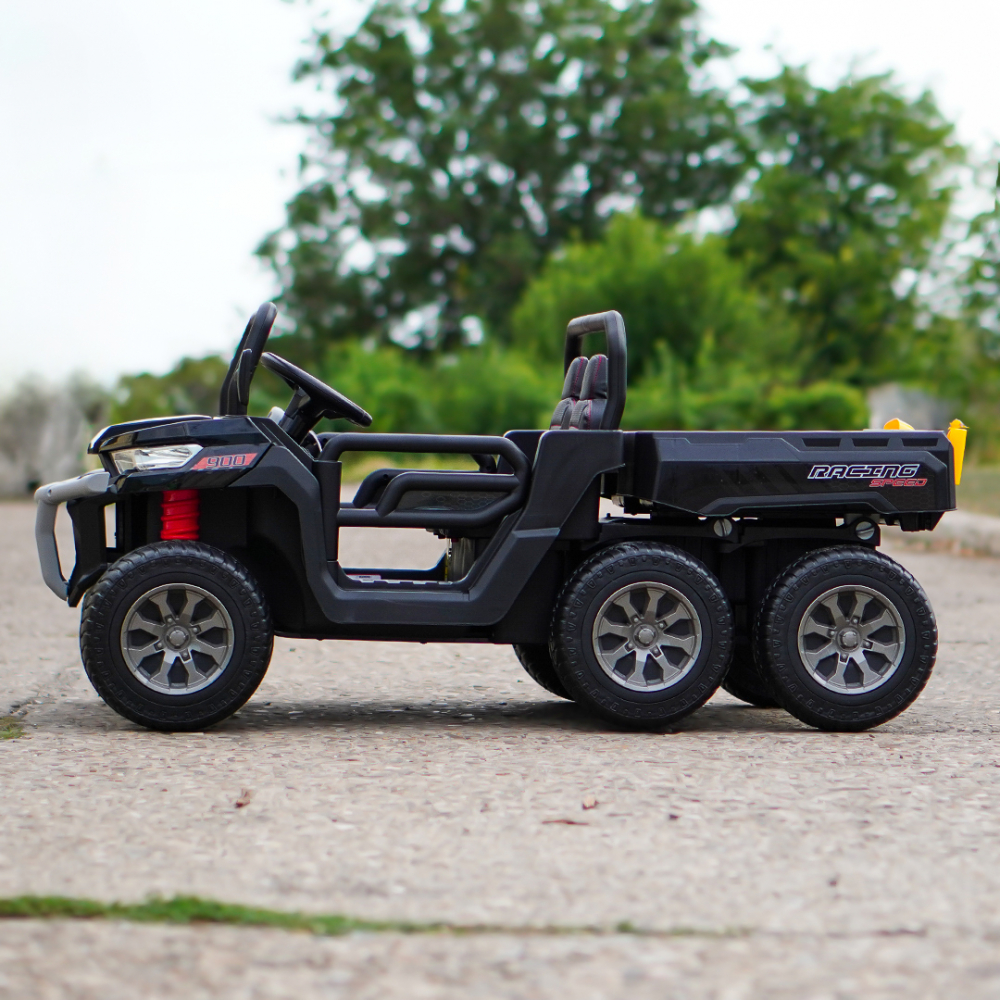 Electric ride-on UTV for children Farm Tractor 6x6, for 2 children, 180W, 12V, premium, black [6]