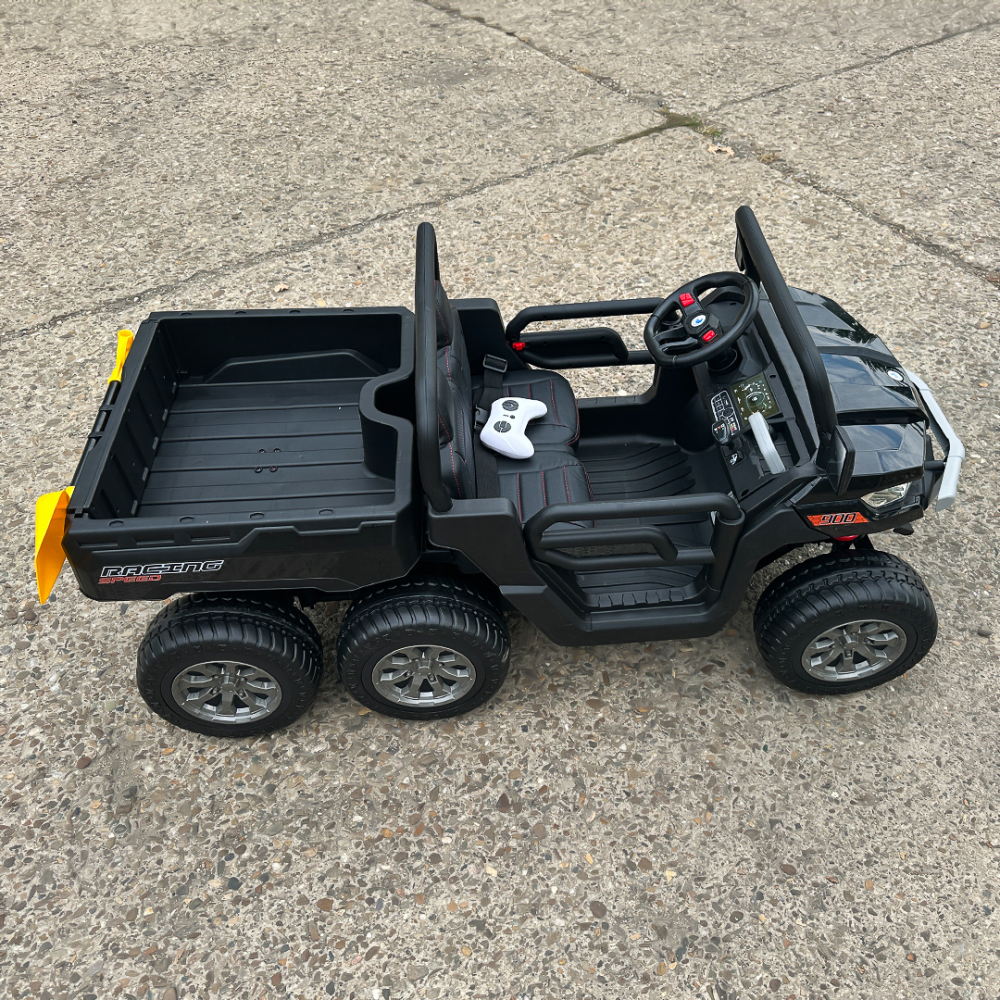 Electric ride-on UTV for children Farm Tractor 6x6, for 2 children, 180W, 12V, premium, black [11]
