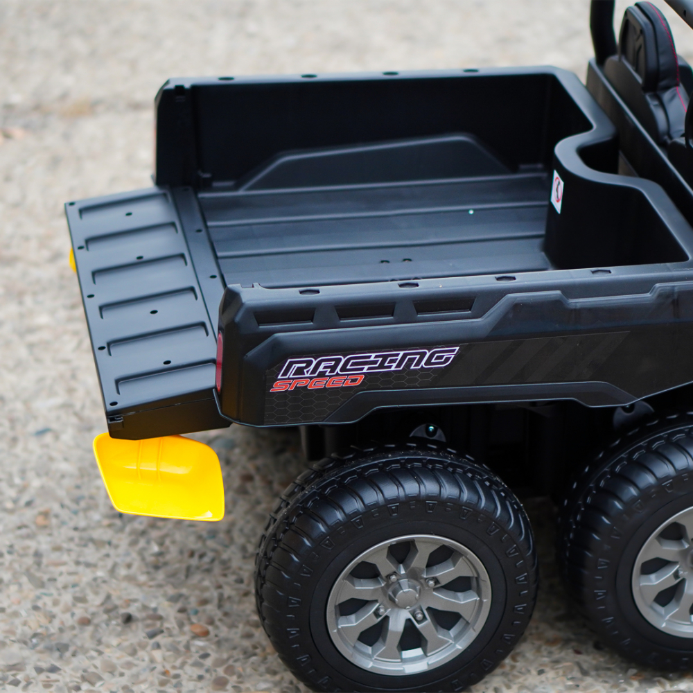 Electric ride-on UTV for children Farm Tractor 6x6, for 2 children, 180W, 12V, premium, black [15]