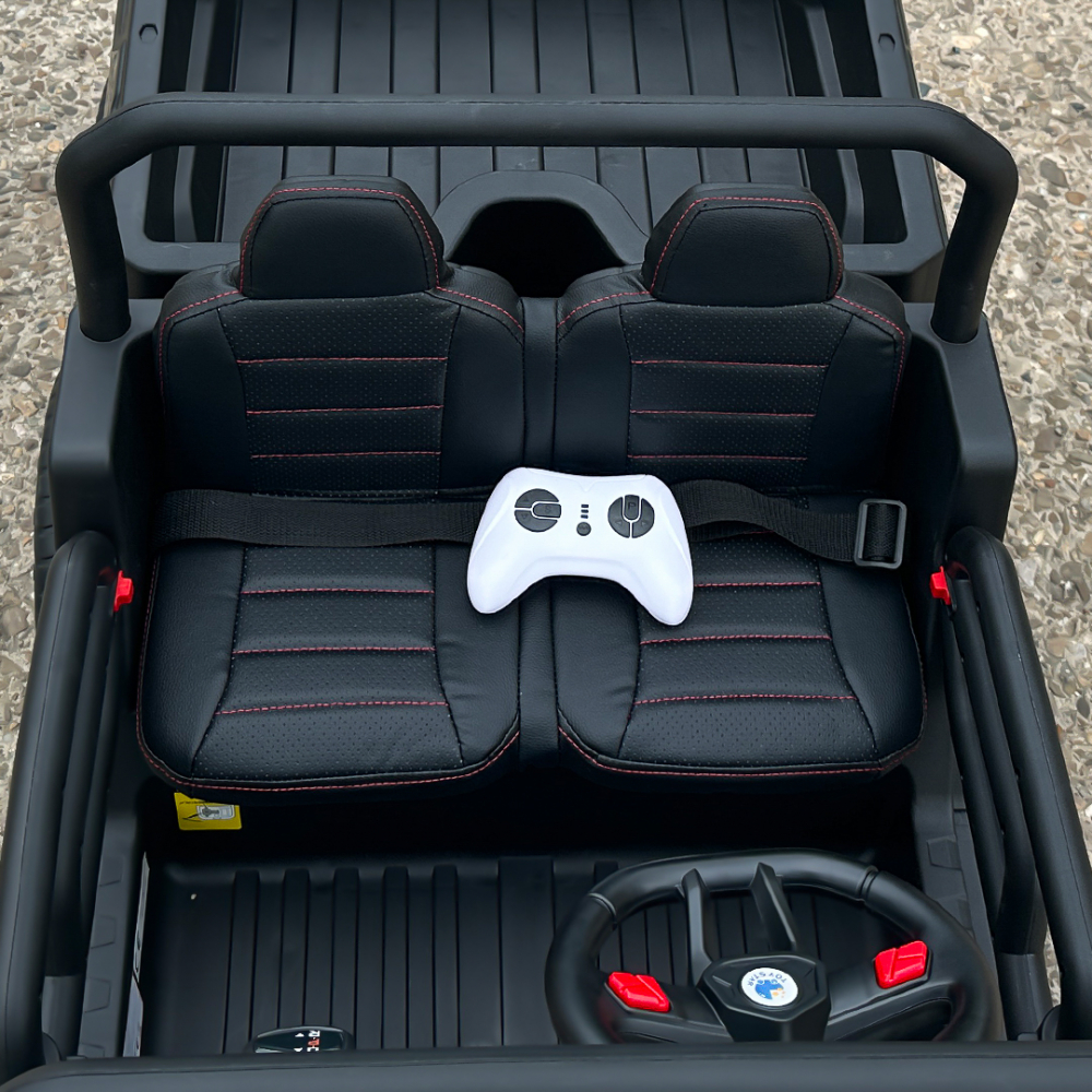 Electric ride-on UTV for children Farm Tractor 6x6, for 2 children, 180W, 12V, premium, black [13]