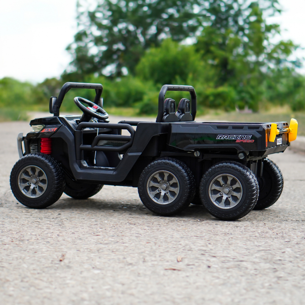 Electric ride-on UTV for children Farm Tractor 6x6, for 2 children, 180W, 12V, premium, black [7]