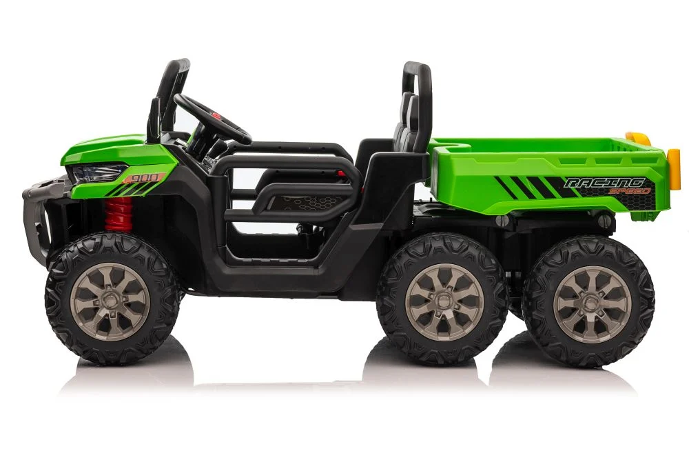 UTV electric Farm Tractor 6x6, cu 2 locuri, 180W, 12V, echipare premium, verde [2]