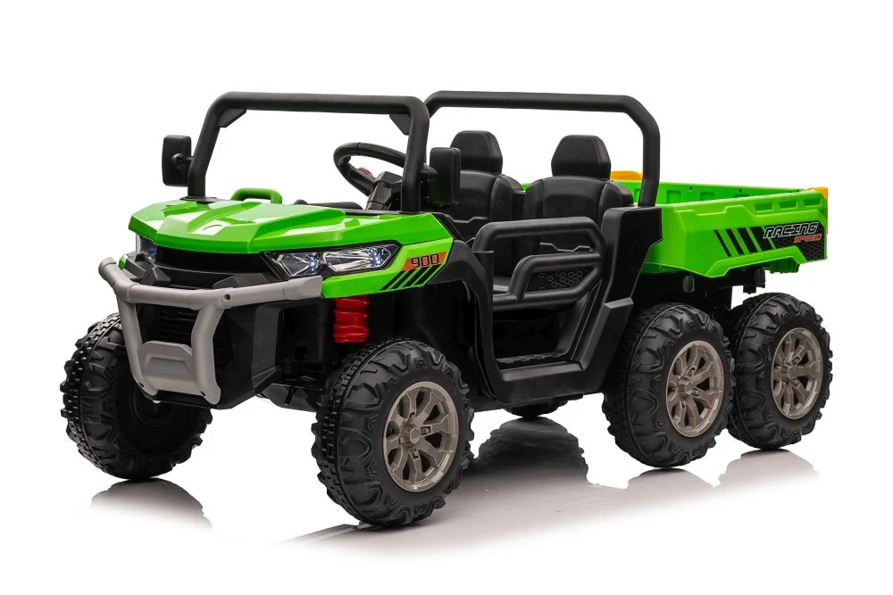 UTV electric Farm Tractor 6x6, cu 2 locuri, 180W, 12V, echipare premium, verde [12]