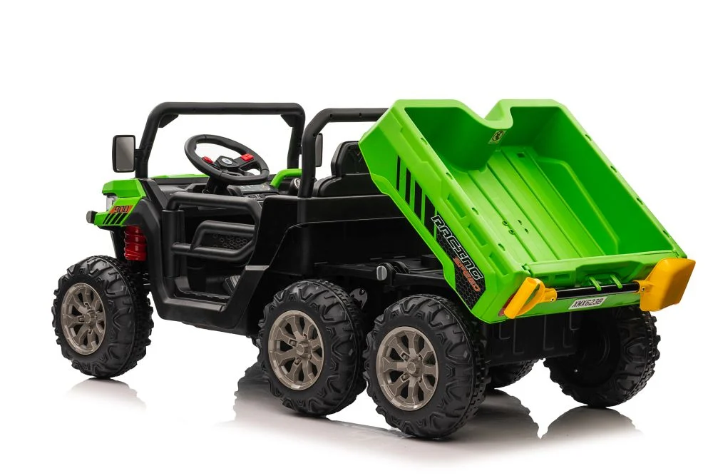 UTV electric Farm Tractor 6x6, cu 2 locuri, 180W, 12V, echipare premium, verde [11]