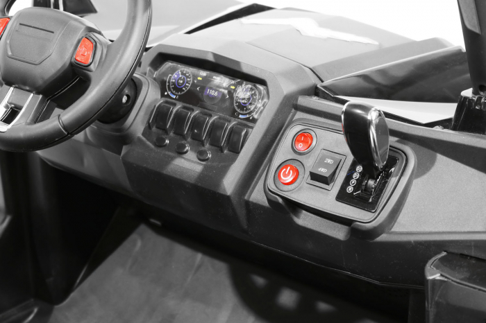 UTV electric pentru 2 copii, Rocker BJ603, 4x4, 180W, 12V, albastru [3]