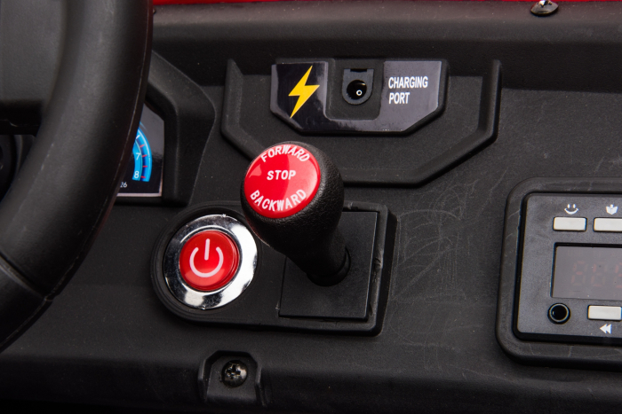 UTV electric pentru copii BJX1928, tractiune 4x4, 300W putere, 24V, premium, rosu [16]