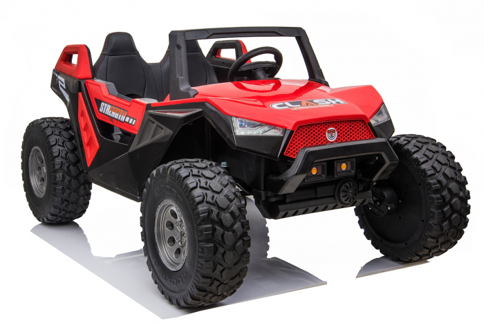 UTV electric pentru copii BJX1928, tractiune 4x4, 300W putere, 24V, premium, rosu [10]