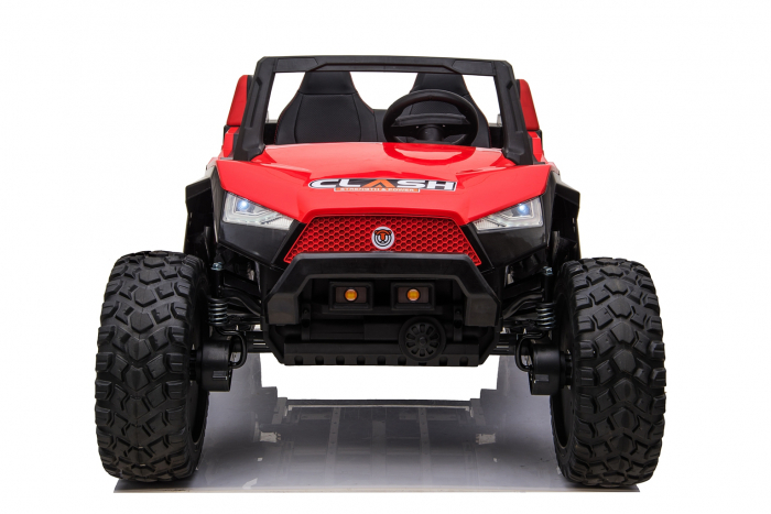 UTV electric pentru copii BJX1928, tractiune 4x4, 300W putere, 24V, premium, rosu [8]