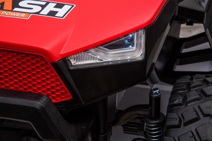 UTV electric pentru copii BJX1928, tractiune 4x4, 300W putere, 24V, premium, rosu [13]