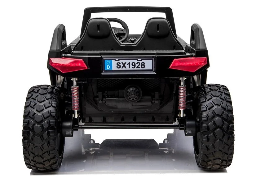 Ride on electric UTV for children with 4 seats, Buggy XXL, 400W, 24V 14Ah, PREMIUM, black [5]
