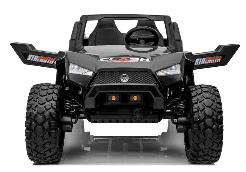 Ride on electric UTV for children with 4 seats, Buggy XXL, 400W, 24V 14Ah, PREMIUM, black [6]