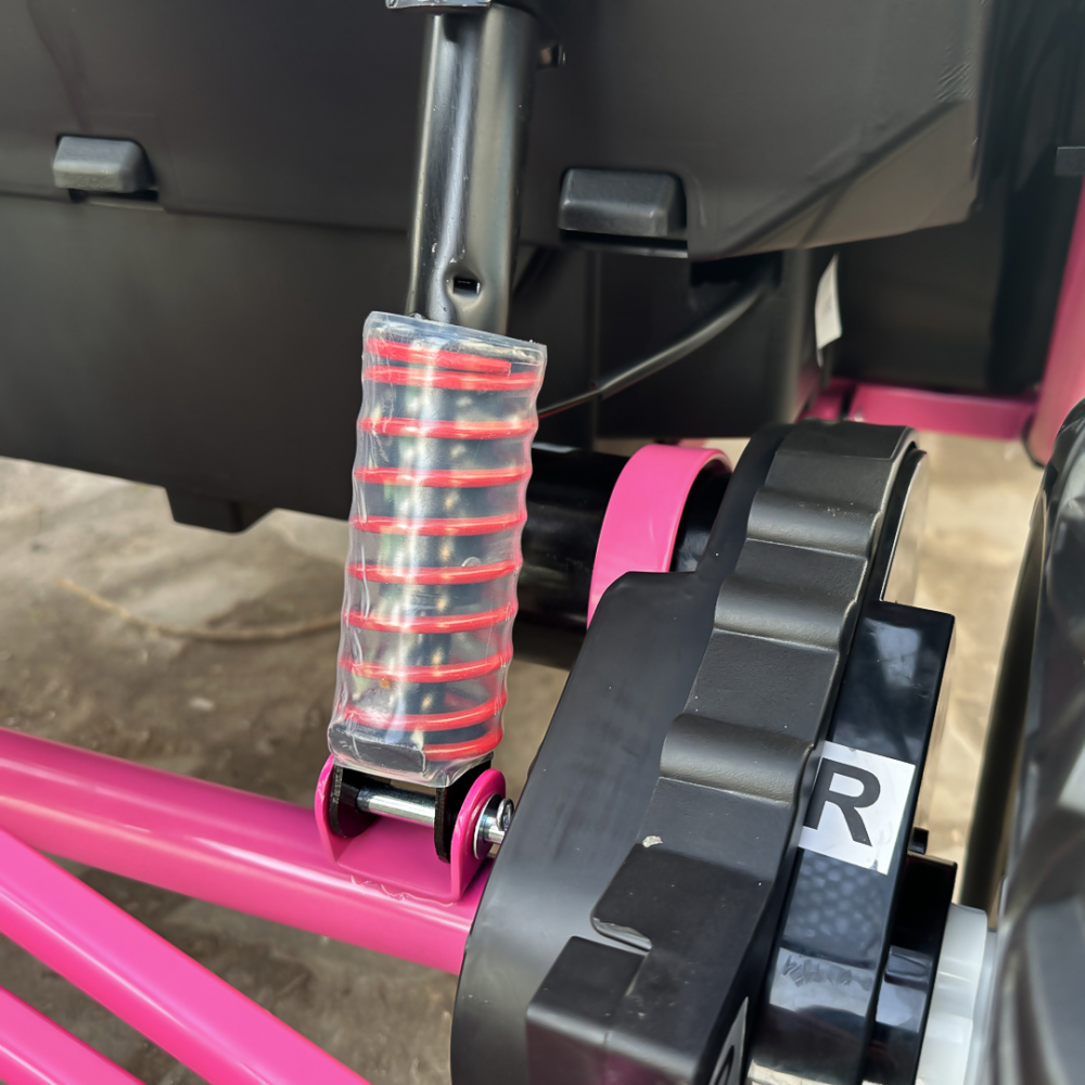 Ride-on electric UTV for children Dune-Buggy, 2 seats, 200W, 12V, EVA wheels, rose-red [17]