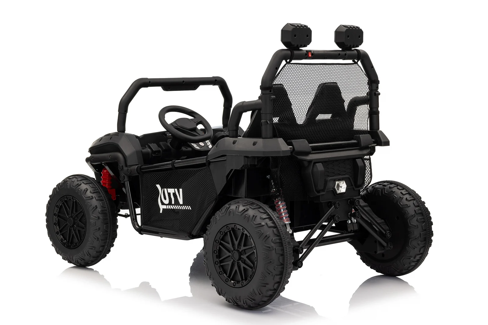 Electric ride-on UTV Dune-Buggy V2 for children, 2 seats, 800W, 24V 10Ah, premium, black [7]