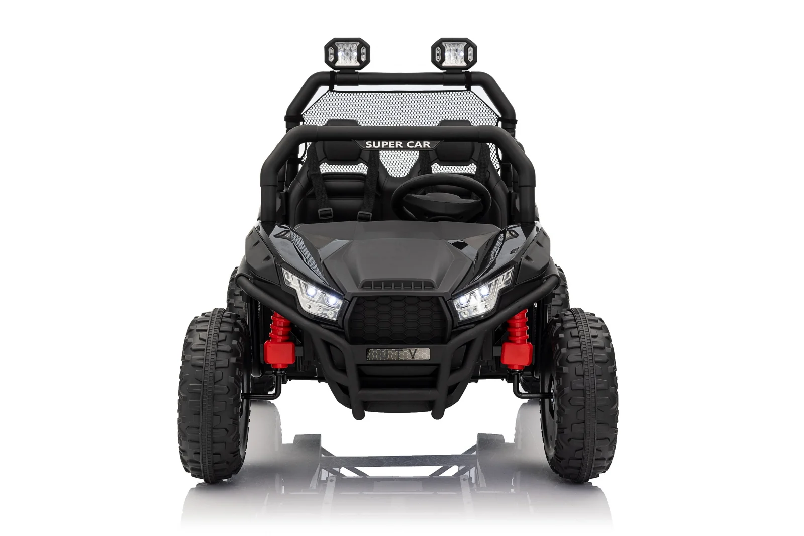 Electric ride-on UTV Dune-Buggy V2 for children, 2 seats, 800W, 24V 10Ah, premium, black [4]