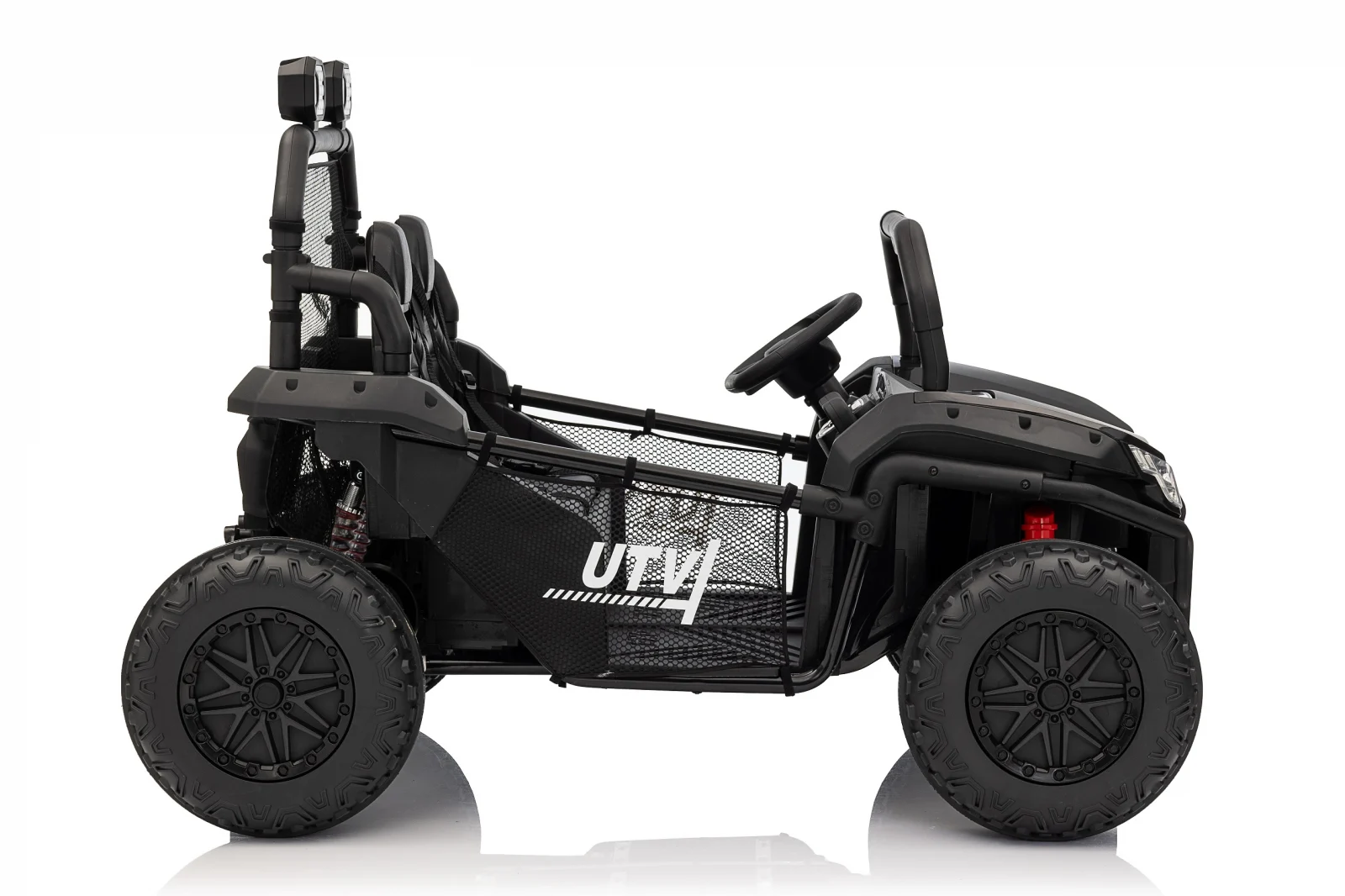 Electric ride-on UTV Dune-Buggy V2 for children, 2 seats, 800W, 24V 10Ah, premium, black [5]