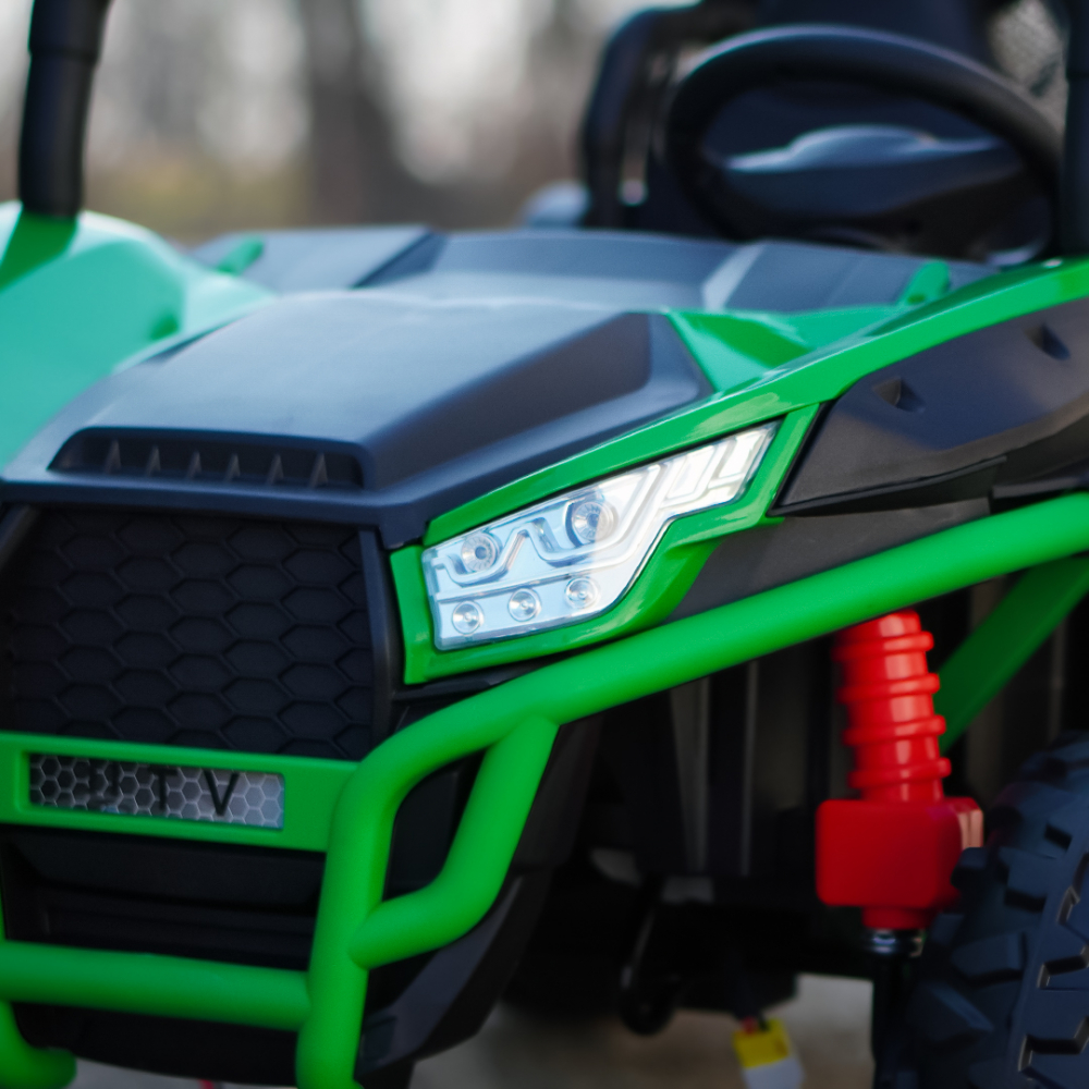 Electric ride-on UTV Dune-Buggy V2 for children, 2 seats, 800W, 24V 10Ah, premium, green [13]