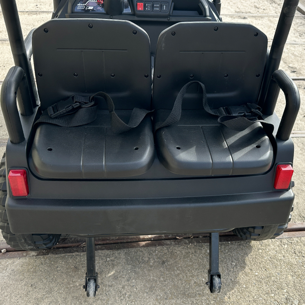 Ride-on electric UTV for children, Golf-Kart, 400W, 4 seats, 24V 7Ah, EVA wheels, black [14]