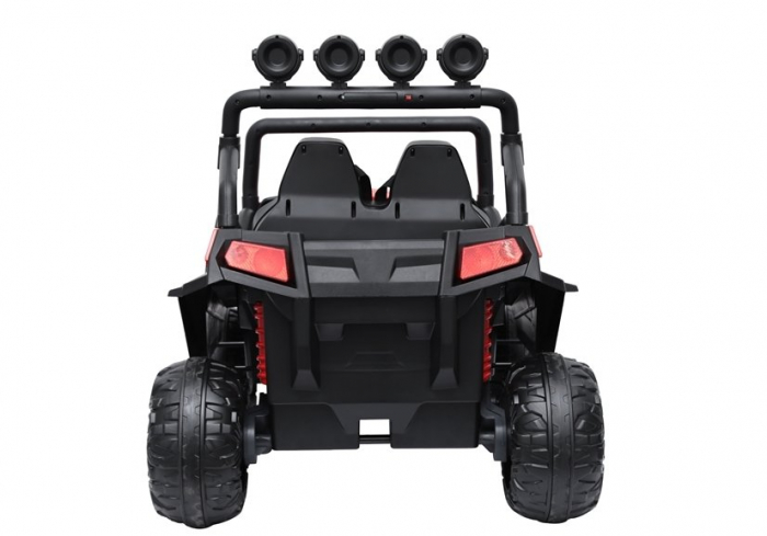 UTV electric pentru copii Golf-Kart S2588, 4 motoare, roti moi, scaun dublu tapitat 180W PREMIUM #Rosu [5]
