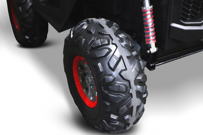 UTV electric pentru copii Rocker Premium 400W 24V #Albastru [13]