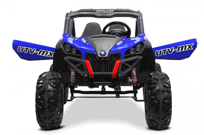 UTV electric pentru copii Rocker Premium 400W 24V #Albastru [2]