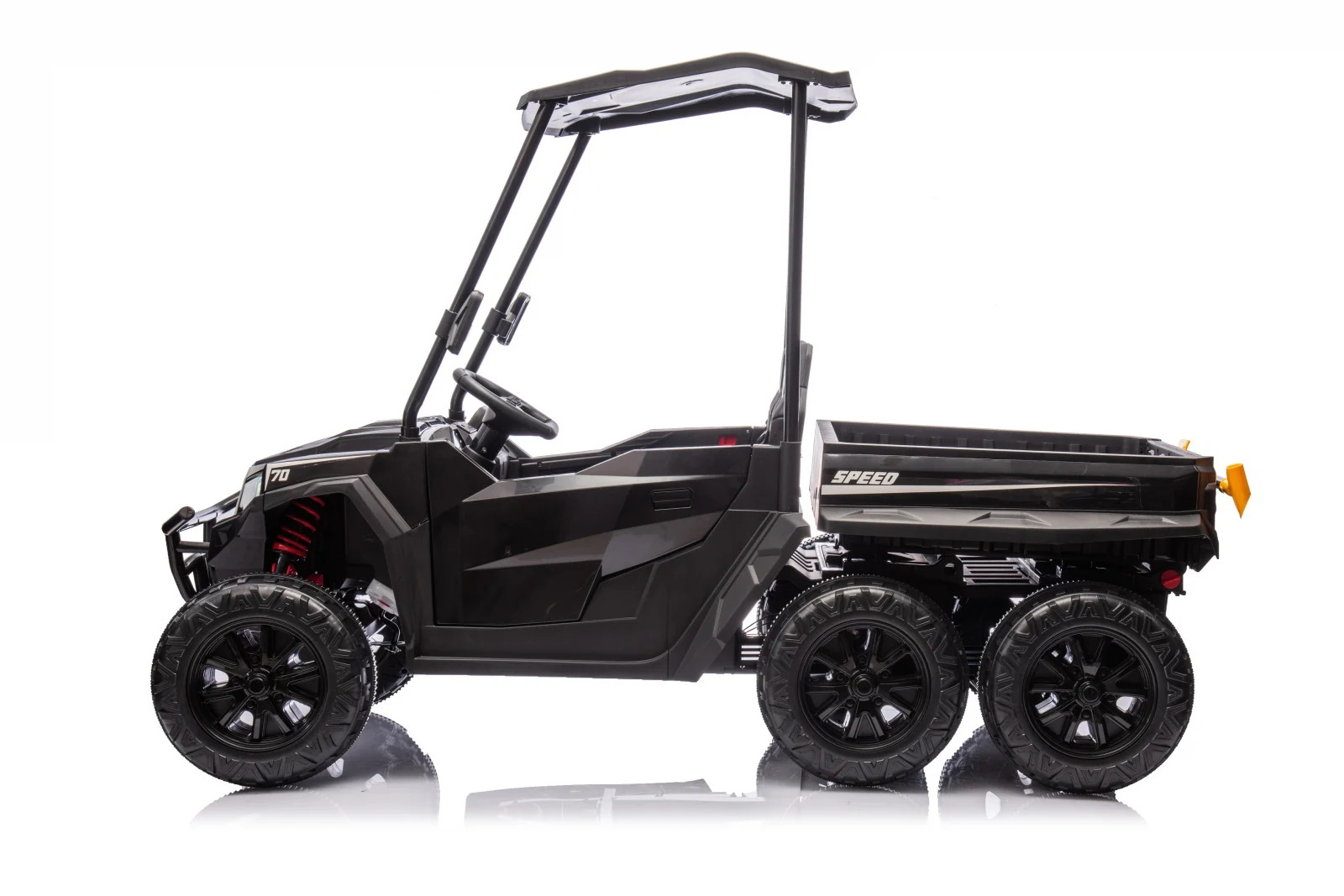 Premium 2-Seater Ride-On UTV for Kids – Gladiator Style, 180W 12V, EVA Soft Wheels, Padded Seat, Bluetooth, black [2]