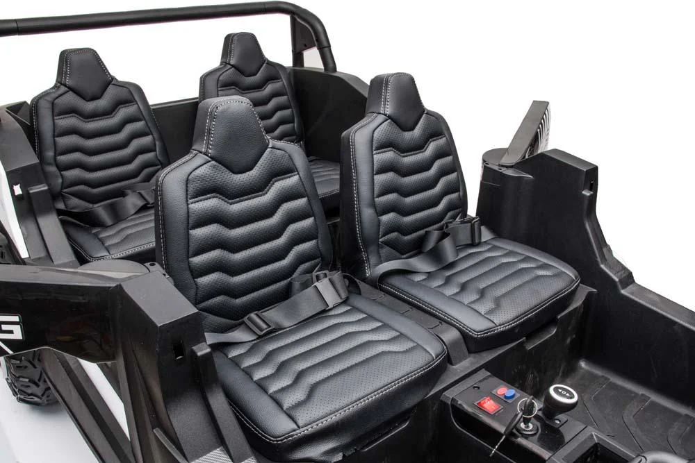Electric ride-on UTV with 4 seats, 600W, 24V, 14Ah, premium, yellow [23]