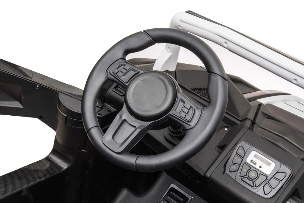 Electric ride-on UTV with 4 seats, 600W, 24V, 14Ah, premium, yellow [25]