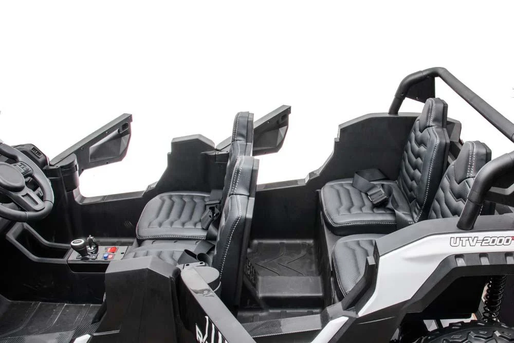 Electric ride-on UTV with 4 seats, 600W, 24V, 14Ah, premium, yellow [19]