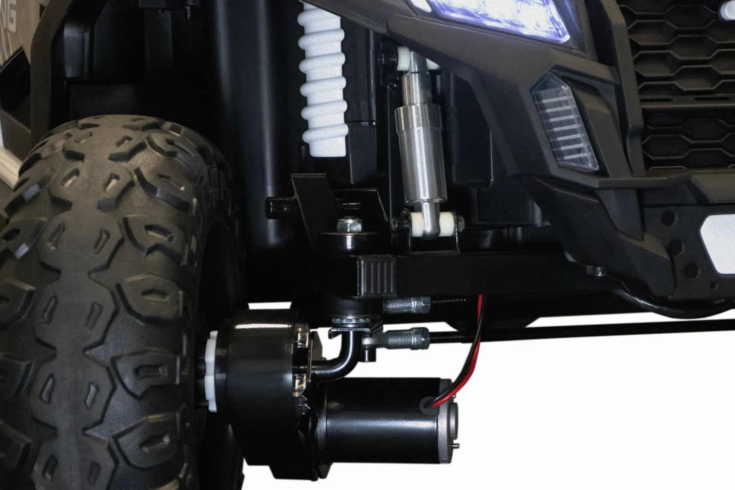 Electric ride-on UTV with 4 seats, 600W, 24V, 14Ah, premium, yellow [18]