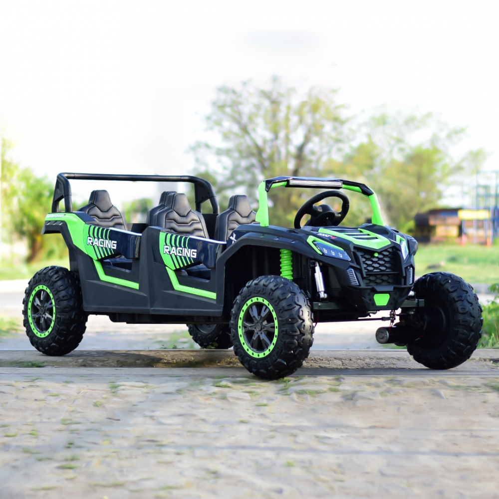 Electric ride-on UTV with 4 seats, 600W, 24V, 14Ah, premium, green [5]