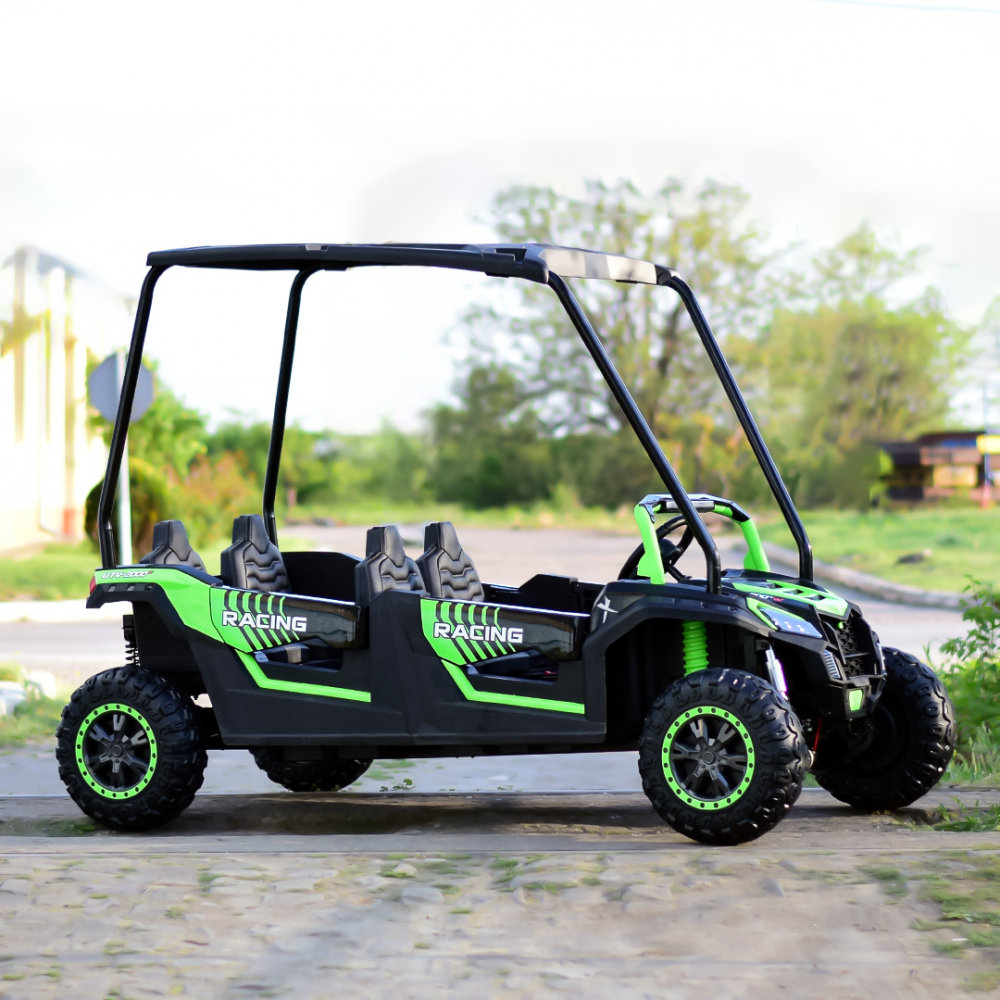 Electric ride-on UTV with 4 seats, 600W, 24V, 14Ah, premium, green [2]
