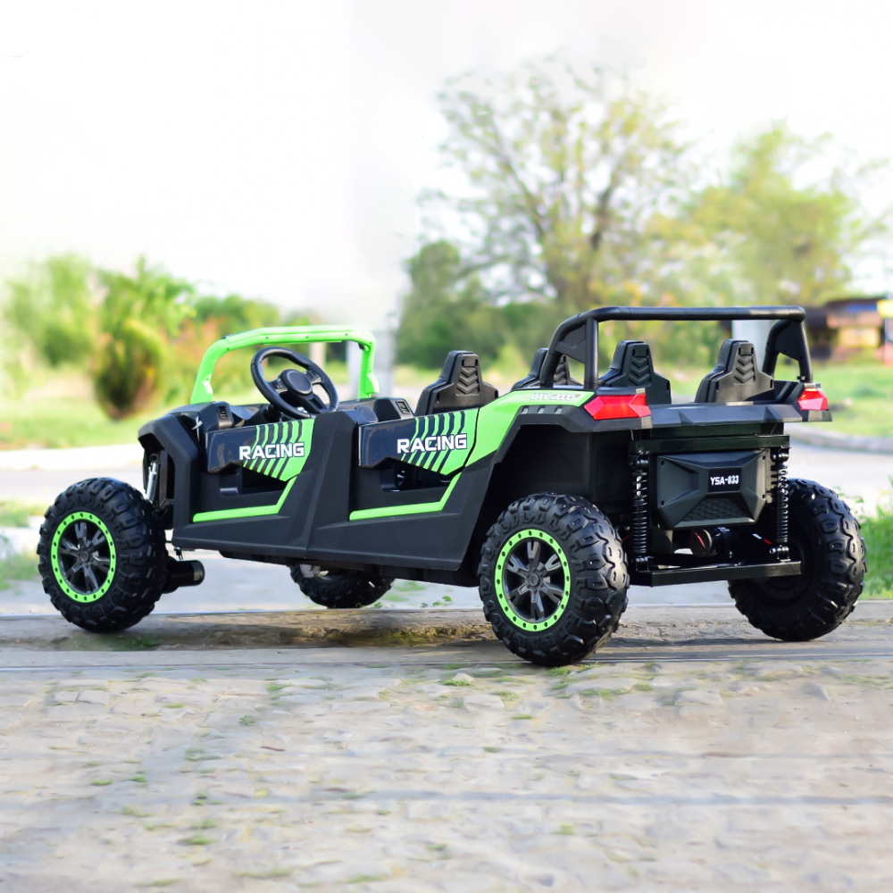 Electric ride-on UTV with 4 seats, 600W, 24V, 14Ah, premium, green [10]