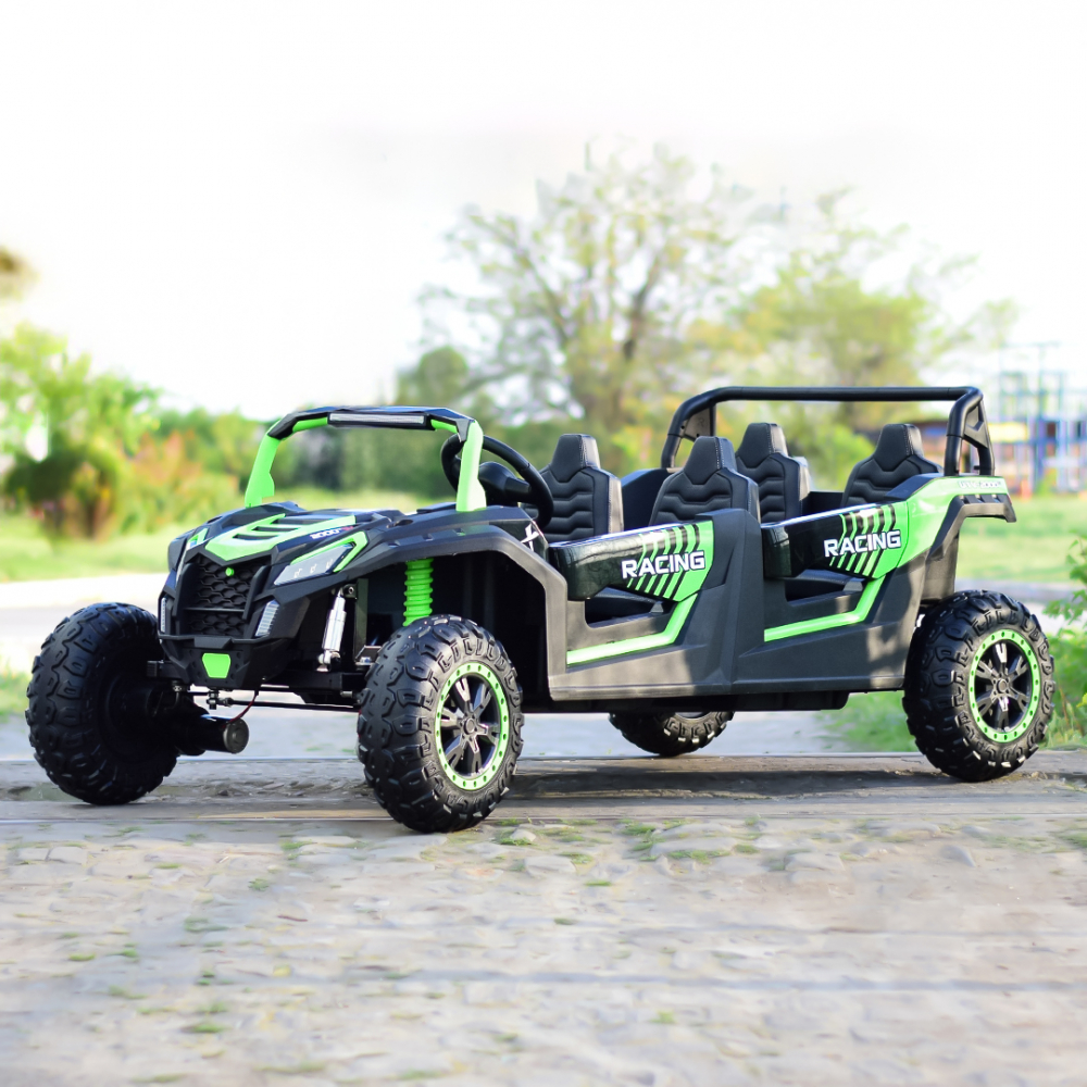 Electric ride-on UTV with 4 seats, 600W, 24V, 14Ah, premium, green [8]