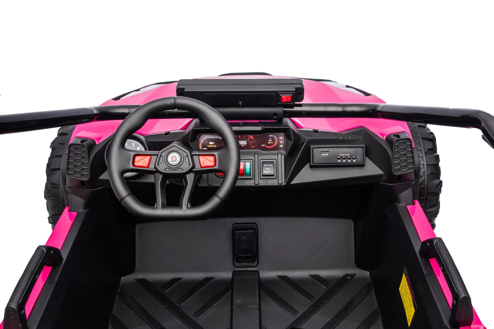 Electric Ride-On UTV for 2 Children, Vector Dune-Buggy, 300W, 24V, Premium, roz [9]