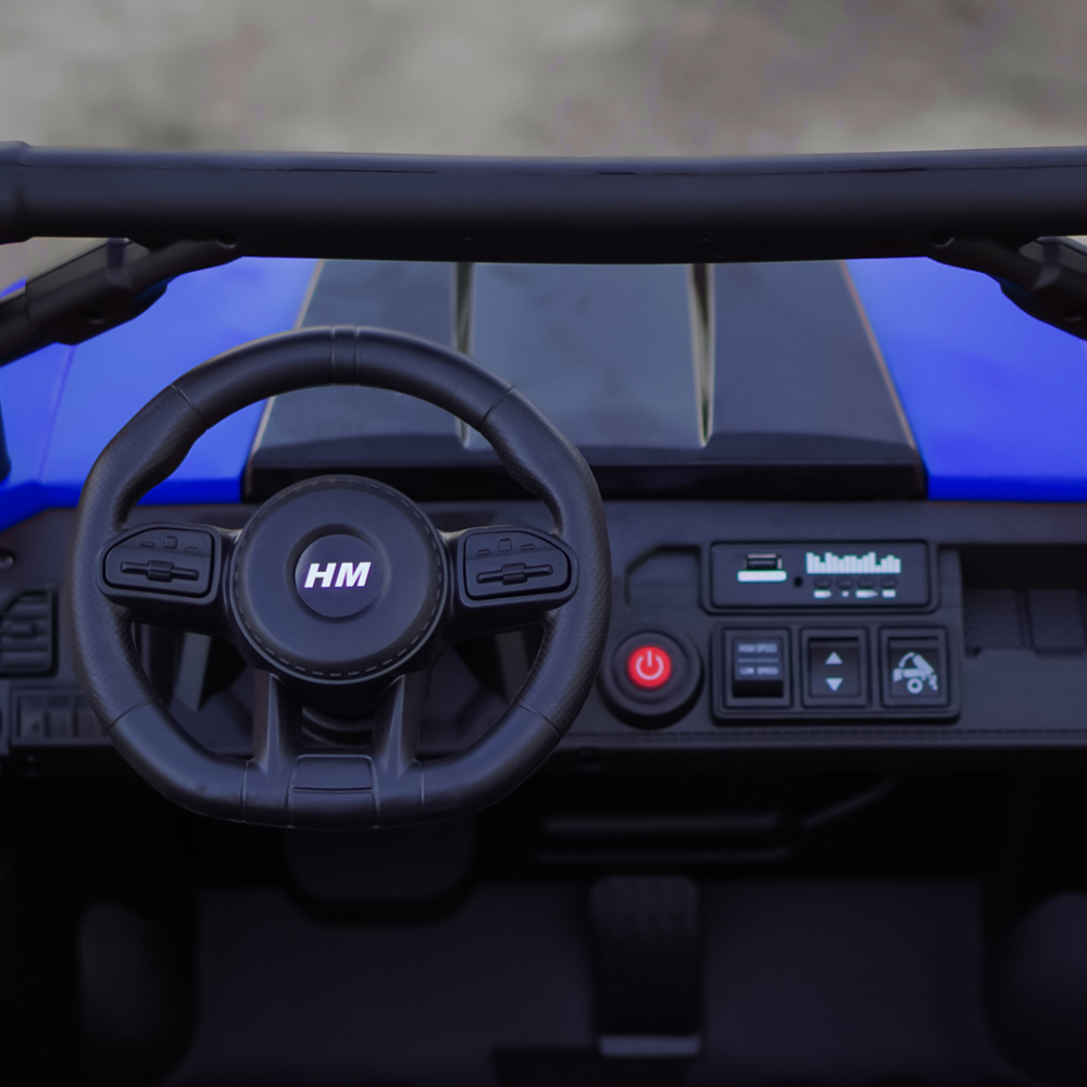 Kids Electric UTV X-Force 24V 300W , Premium 2 Seats, Blue [8]